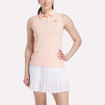 Women's Micro Pique Sleeveless Polo Shirt