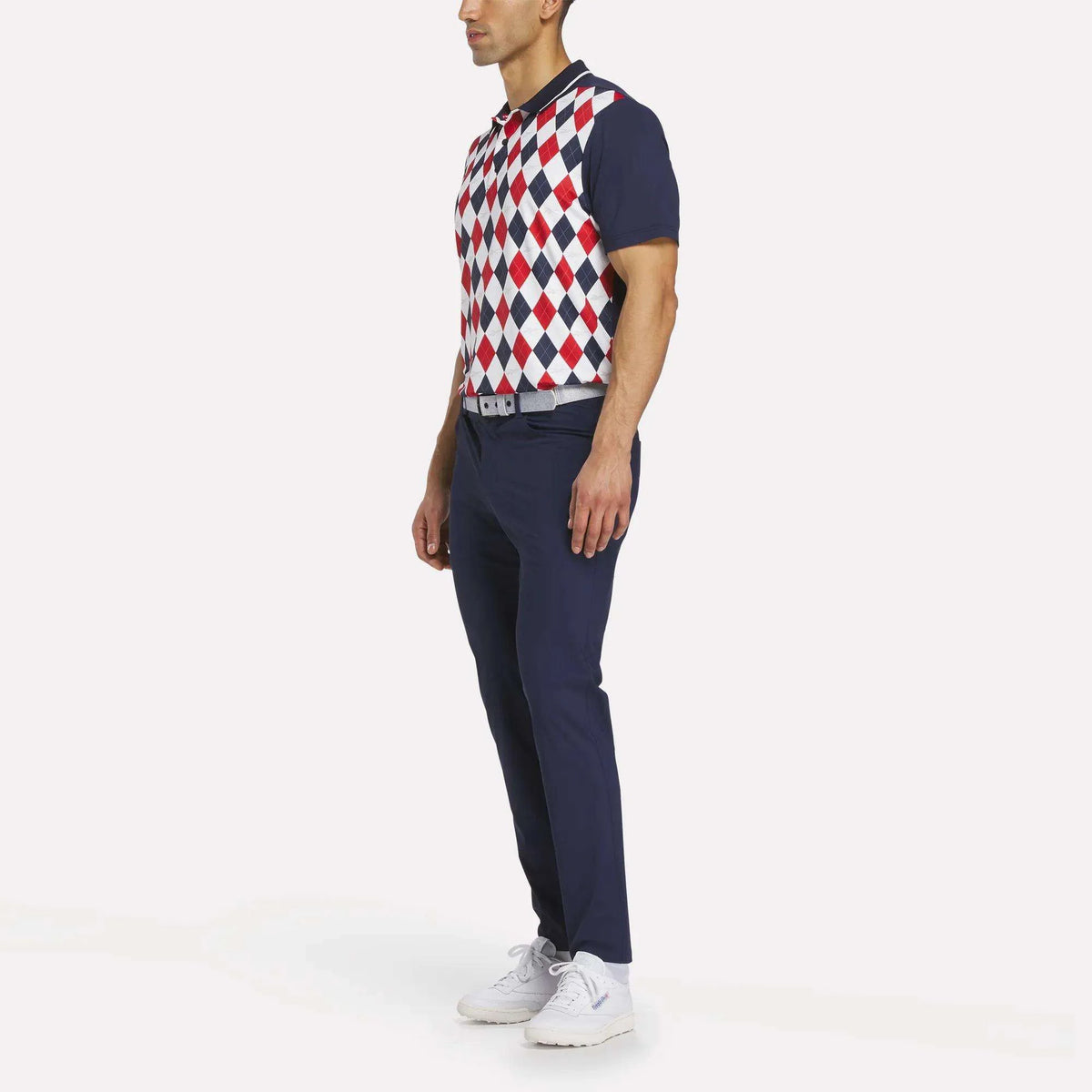 Men's Vector Argyle Print Polo
