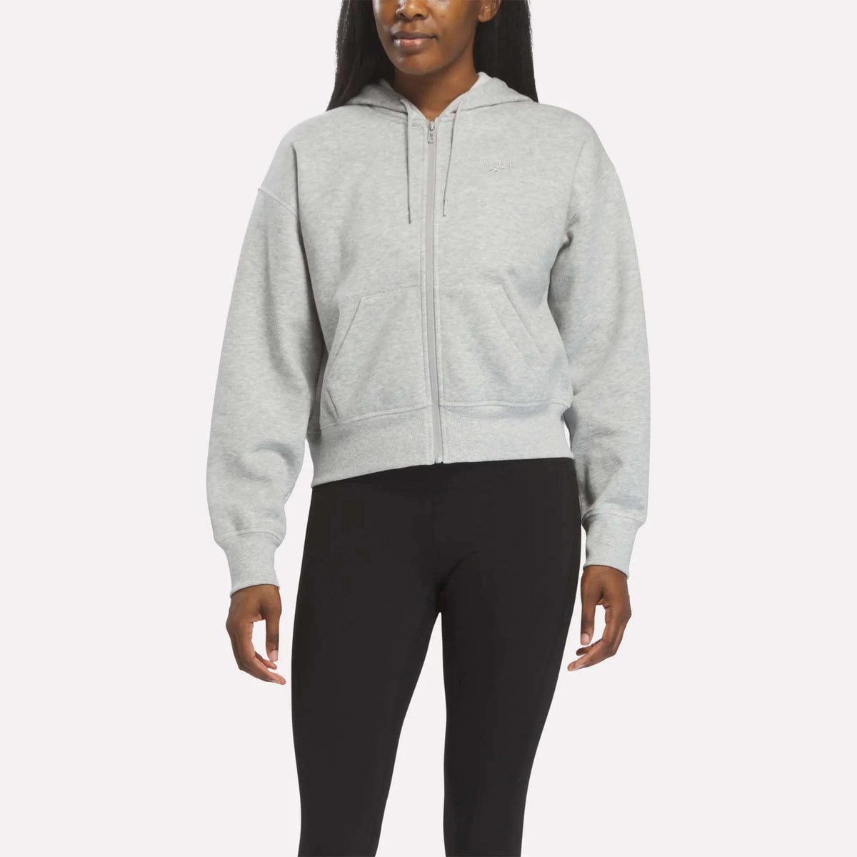 Women's Cropped Full-Zip Hoodie