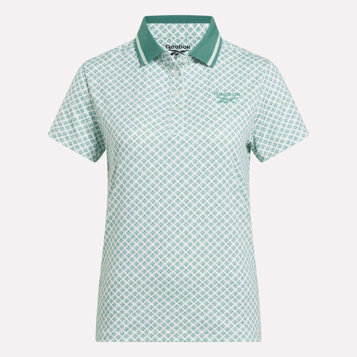 Women's Foulard Print Sleeveless Polo Shirt