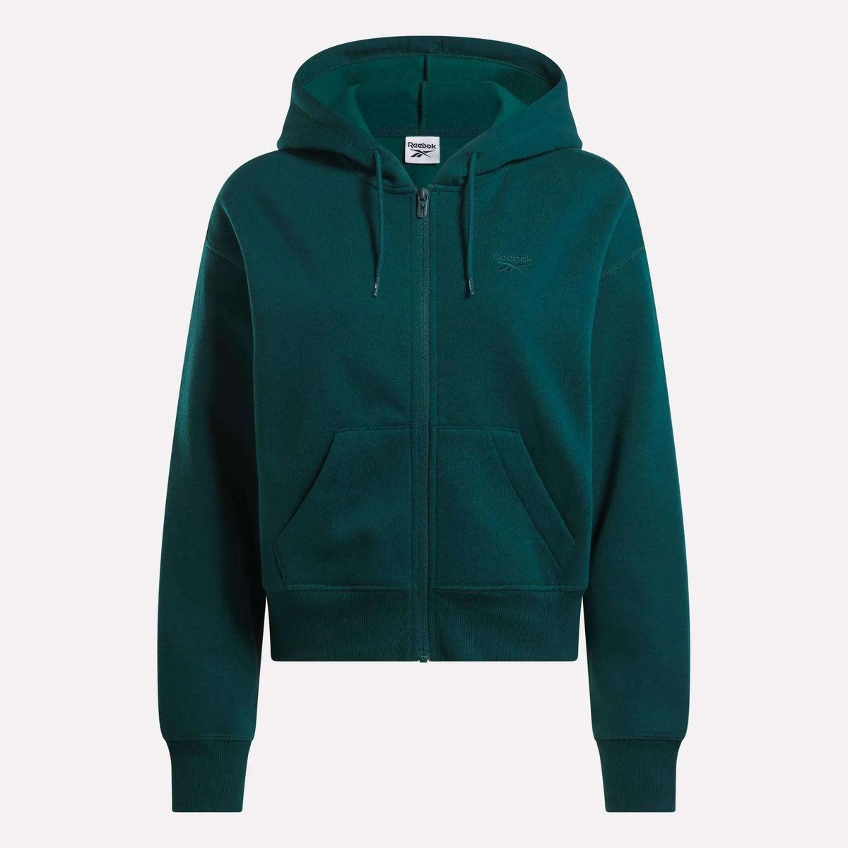 Women's Cropped Full-Zip Hoodie