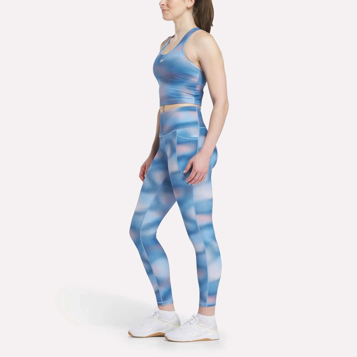 Women's Fluid Print High-Rise Leggings