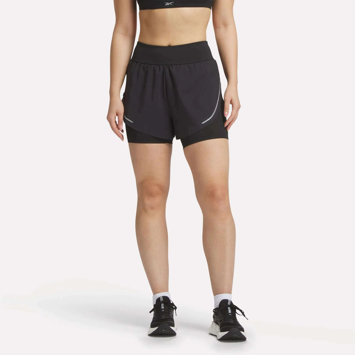 Women's Lux Metallic 2-in-1 Running Shorts 3"