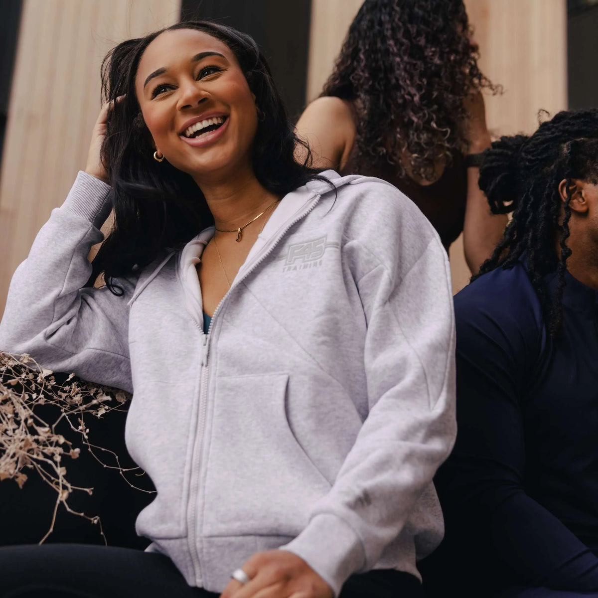 Women's Reebok x F45 Training Relaxed Zip Hoodie