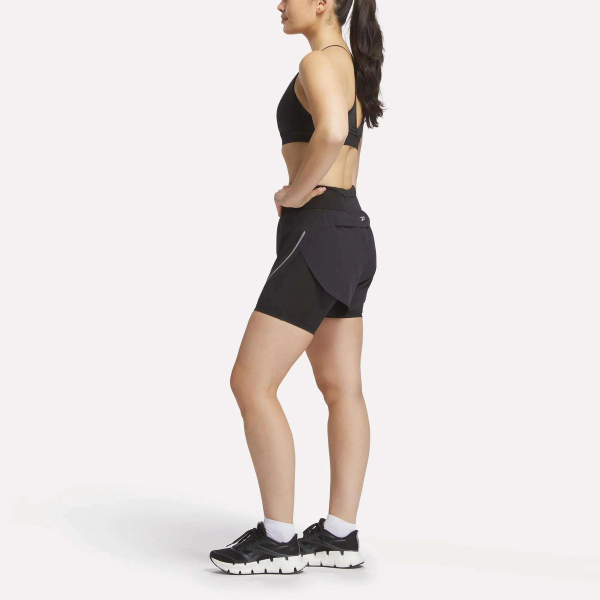 Women's Lux Metallic 2-in-1 Running Shorts 3"